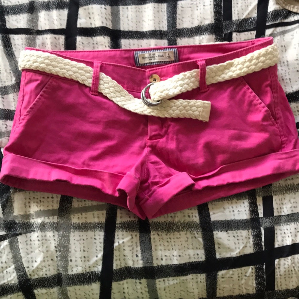 Pink A&F Shorts